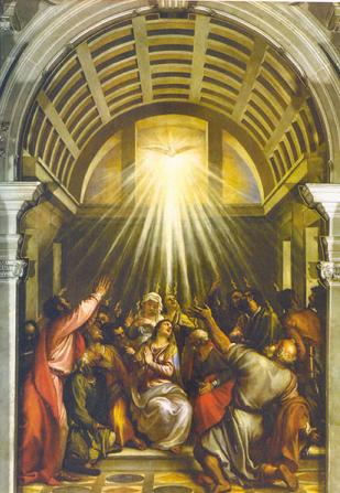 The Pentecost by Titian